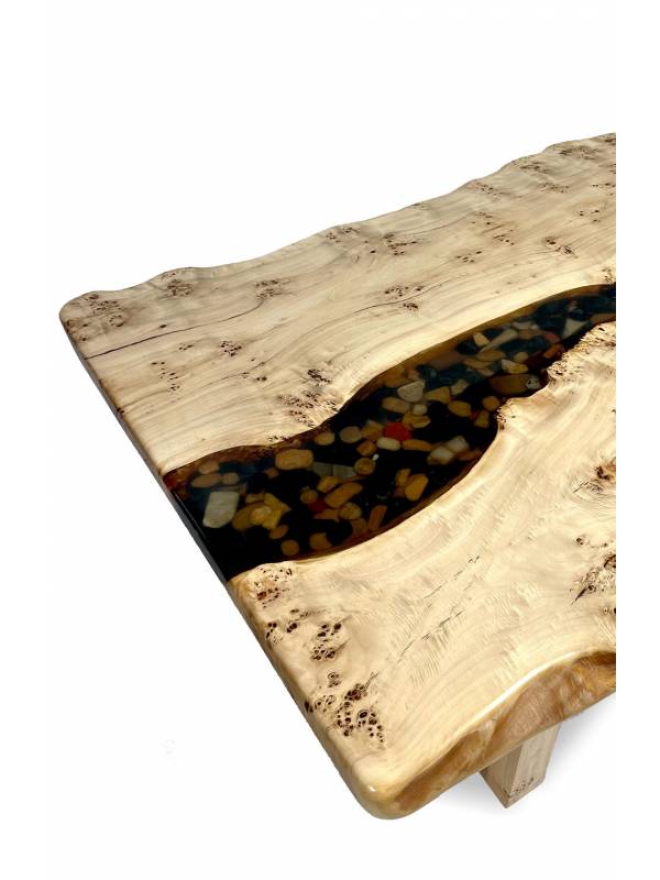 Dining XXL maple clear stone