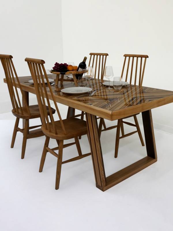 Rectangle ethno table