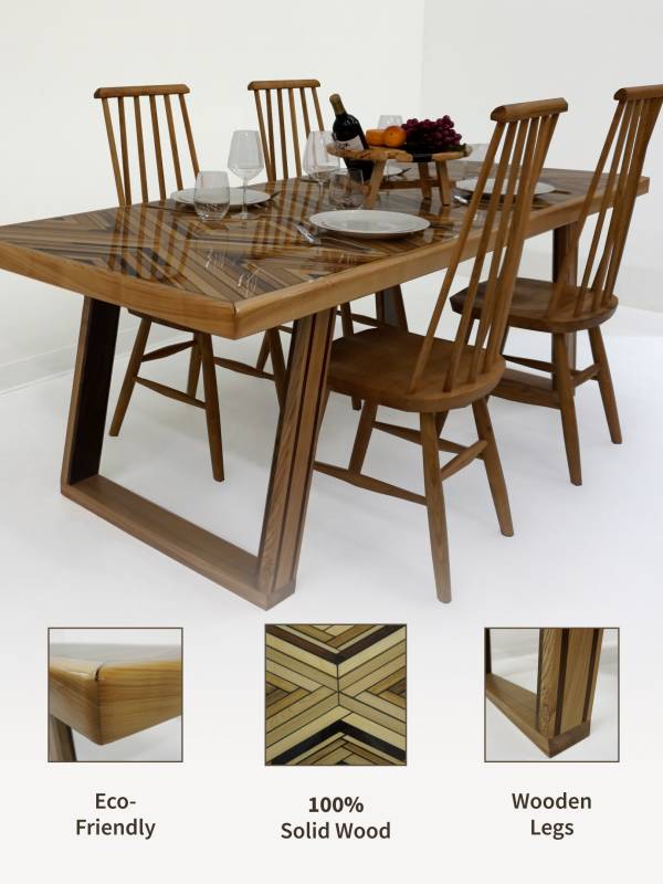 Rectangle ethno table