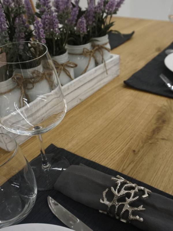 Dining table Oak live edge small